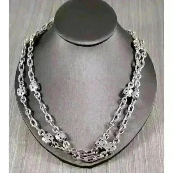 John Hardy Jewelry - John Hardy Sterling Silver Heritage Kali Station Necklace 45"